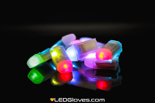Rechargable Aurora LED Glove V2 - Single Light