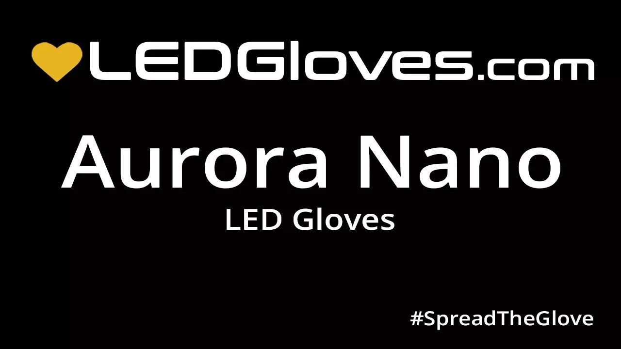 Load video: Aurora Nano LED Glove set demo
